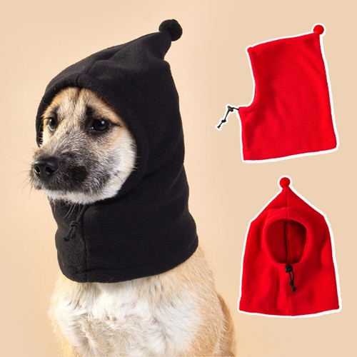 Dog Hat Pet Transformation Hat Pet Headgear Pet Cap Fleece Hat Warm Pure Color - 第 2/18 張圖片