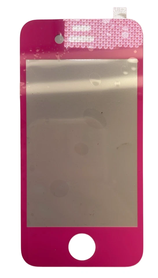 Znitro Glass Tempered Glass Screen Protector for Apple iPhone 4/4s - Pink Bezel - Image 4 of 4