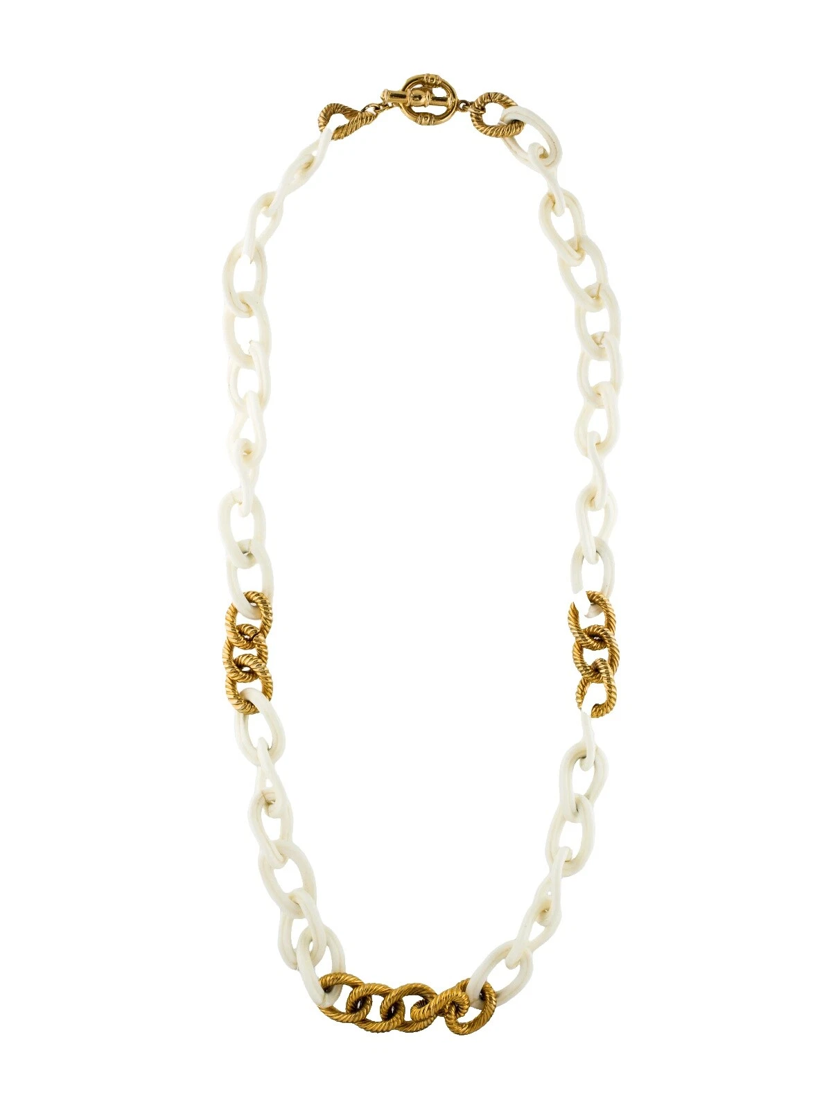 Declaración Kenneth Jay Lane Blanco Moda Collares y Colgantes