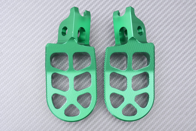 Repose-pieds alu Cross Enduro Honda CRF250X grip maximal en virage