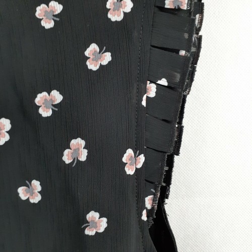 Tokito Dress Womens Size 10 Black Floral Sleeveles - Picture 6 of 8