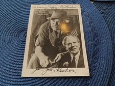 1940s Autograph Photograph John Barton as Jeeter Lester in Tobacco Road