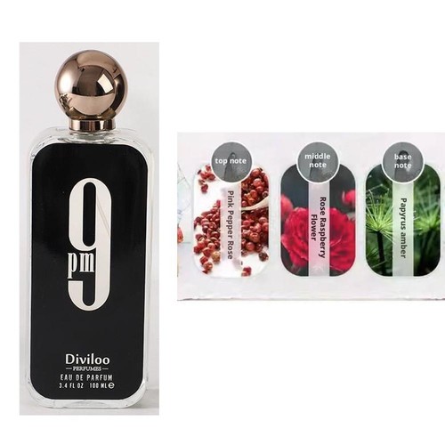 AFNAN 9 PM EAU DE PARFUM SPRAY FOR MEN 3.4Oz/100ml - 1 X - Picture 17 of 21