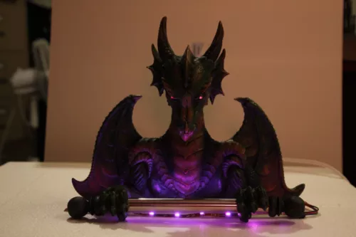 Williams/Chicago Gaming Medieval Madness pinball machine Dragon Topper, flashled