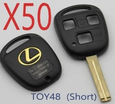 X50 LEXUS Remote Head Key SHELL 3 BUTTON SHORT BLADE USA Seller A++