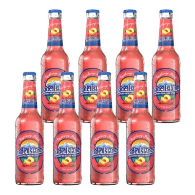 Trade Islands Iced Tea Raspberry-Peach 8 Flaschen je 0,33l inkl. Mehrweg Pfand