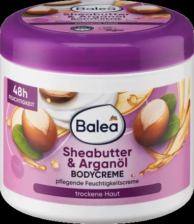 4066447725285 Balea Sheabutter & Arganöl Krem do Ciała 500 ml dm-drogerie ma - Bild 1 von 2