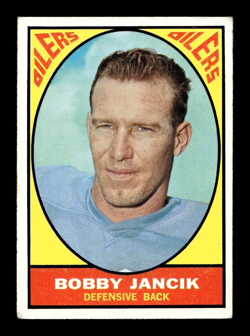 1967 Topps #47 Bobby Jancik Oilers VG-EX+ *s4