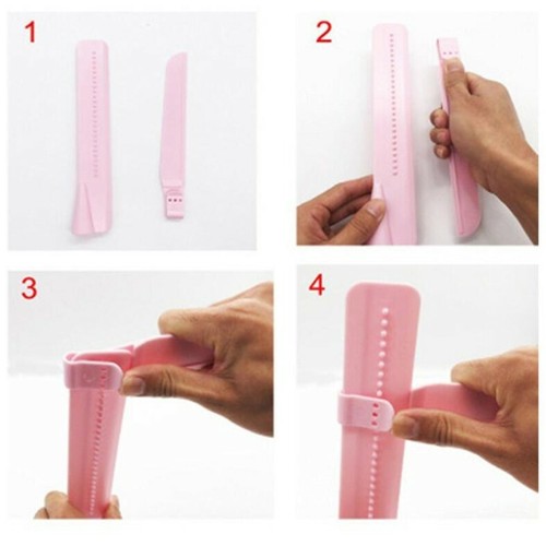 Adjustable Scraper Smoother Fondant Spatula Cake Icing Piping Cream Edge Decor - Picture 3 of 6