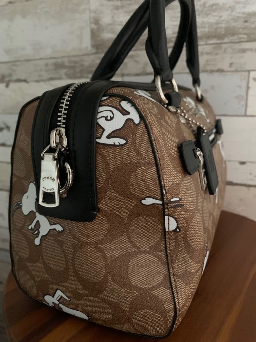 Coach Boston Bag with strap 1910# 2 in 1 | Shopee Philippines