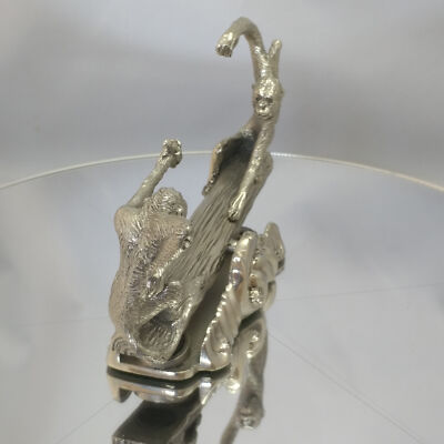 Royal Selangor Pewter Jungle Business Card Holder Monkey Seesaw | eBay