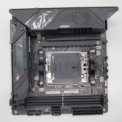 ASUS ROG Strix B650E-I Gaming WiFi 6E Socket AM5 Mini-ITX Motherboard, DDR5 - Afbeelding 5 van 8
