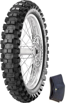 PIRELLI SCORPION OFF-ROAD DIRT REAR TIRE + TUBE 110/90-19 EXTRA X MX HUSQVARNA