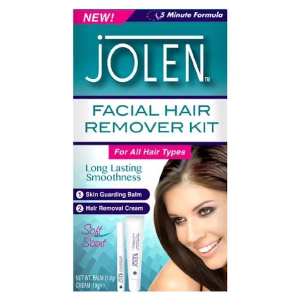 3 x Jolen Facial Hair Remover Kit