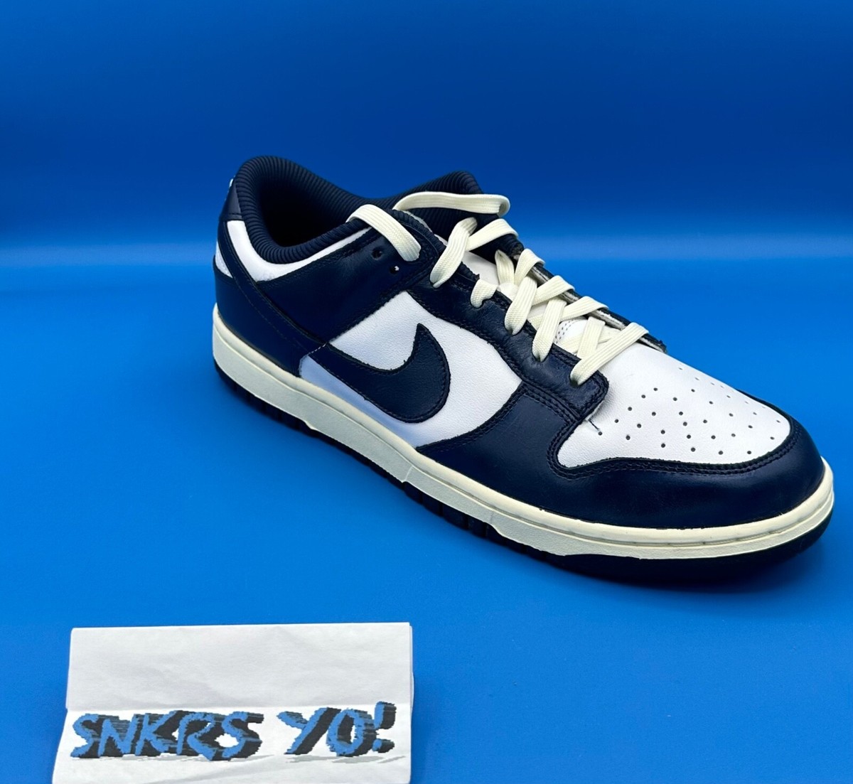 Size 13 - Nike Dunk Premium Low Vintage Navy W for sale online | eBay