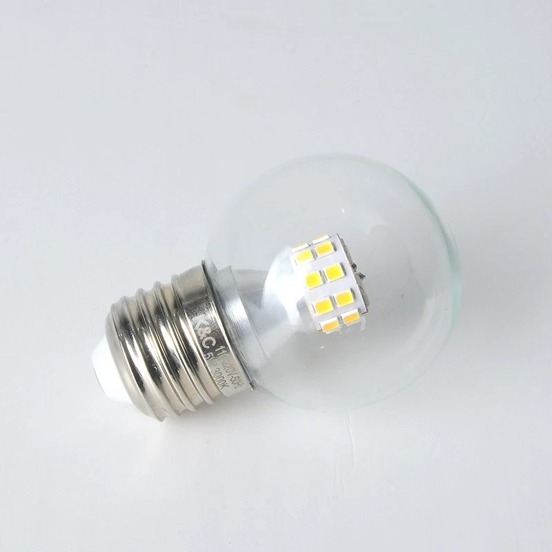 LED Bulbs 7W 220~250V E27 Screw Holder Glass Warm White / White Lighting Fitting - Image 4 of 4