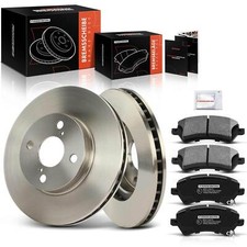 Brake Discs & Brake Pads Front for Toyota Corolla E12 01-07 1.4 1.6 4351202060