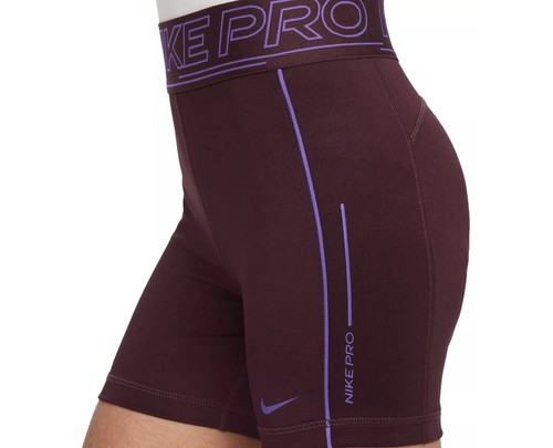NEW Nike Girls' Pro Dri-FIT Sport 3” Shorts - Picture 3 of 5