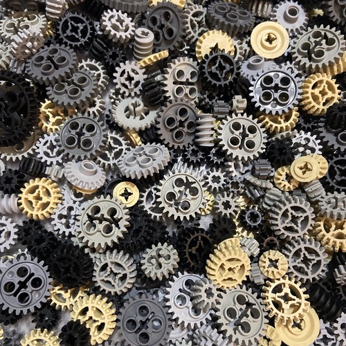 LEGO Technic Gears Parts Bundle 10x Mixed Job Lot Set Bevel Teeth Worm Axel Cogs - Picture 6 of 10