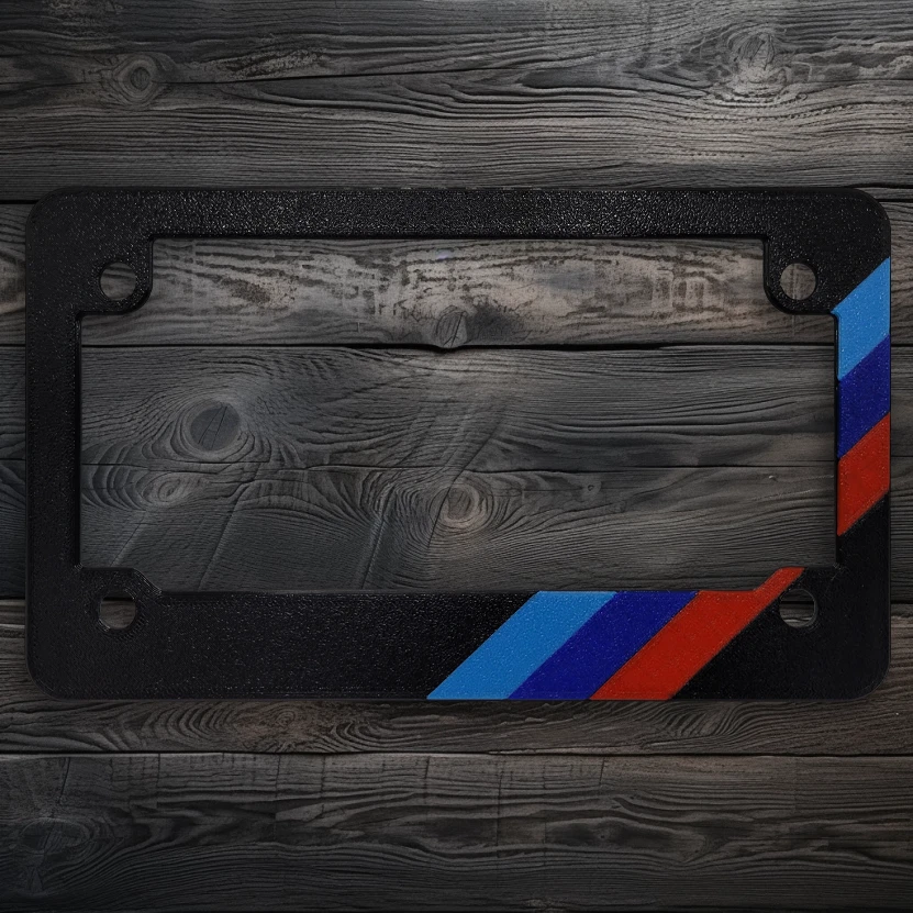 For M-Sport BMW Motorrad Motorcycles Textured License Plate Frame (M1000RR/R/XR) - Image 2 of 2