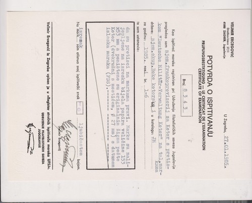 ALEMANIA, Montenegro, KOTOR locales Segunda Guerra Mundial, conjunto raro, certificado usado Ercegovic - Imagen 2 de 2