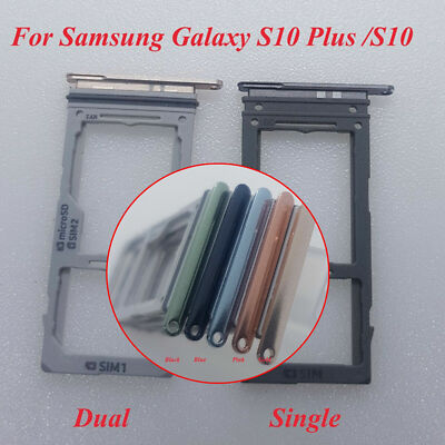New Single Dual SIM SD Card Tray Holder Cover For Samsung