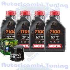 Set Entretien Huile Motul 7100 10W40 + Filtre Pour Suzuki GSR600 B Yoshimura�