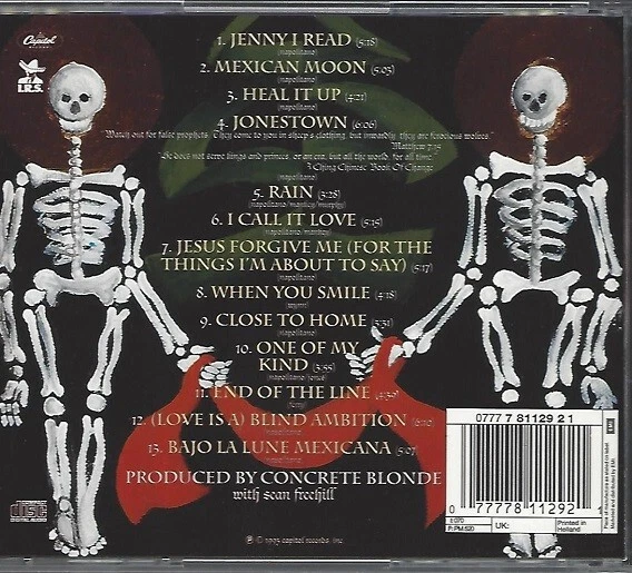 CONCRETE BLONDE / MEXICAN MOON - CD 1993 - Bild 2 von 2