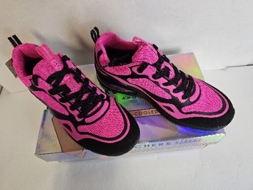 Skechers Women’s Uno 2 Bright One Sneakers, Black/Hot Pink - Picture 3 of 22