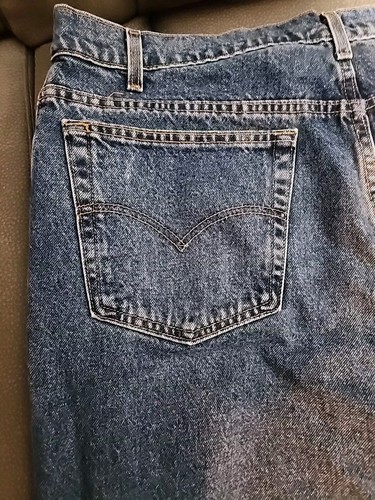 Vintage Levi's 540 entspannte Passform Jeans 42x30 Vintage Denim blau Jeans Herren Herren - Bild 6 von 13