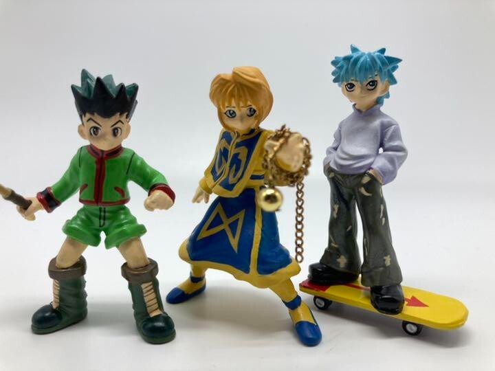 未使用品　Gon & Killua & Kurapika 下敷き Hunter X Hunter GON FREECSS Anime Figures Killua Zoldyck