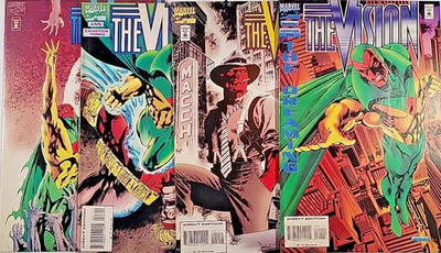 THE VISION COMPLETE SET 1-4  MARVEL  1994  NICE!!!