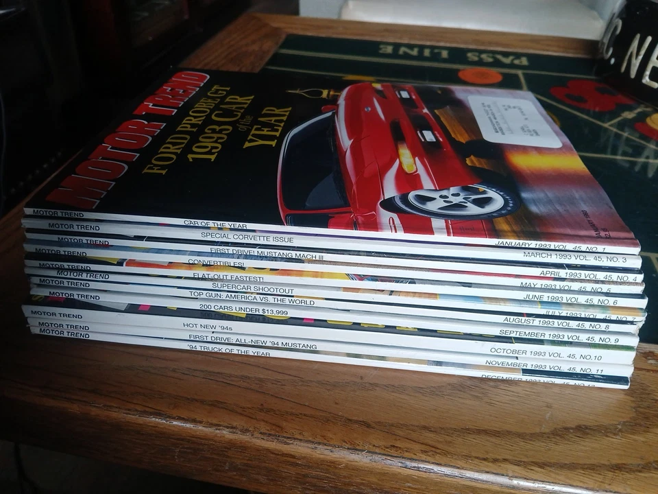 Motor Trend Magazine 1993 Missing February 11 Issues - Image 2 of 4