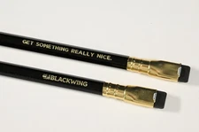 Blackwing "Get Something Really Nice" Gift Pencils, Black & Gold,  2-pencil set