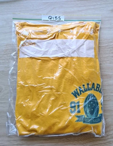 Australia Wallabies Rugby Union Cotton T Shirt XL Men's 91-98 Q155 - Picture 3 of 3