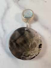 2010 SCS Swarovski Crystal Window Ornament Suncatcher Earth Amber Brown
