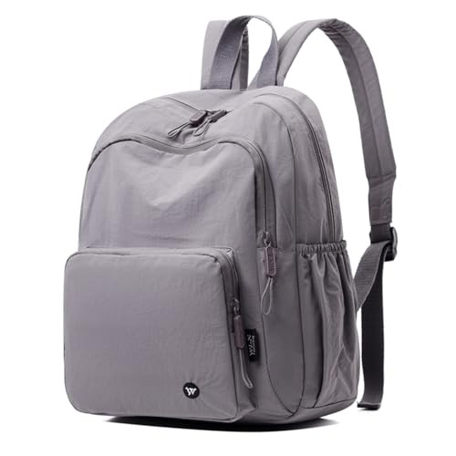 Small Nylon Backpack Mini Casual Daypack Lightweight Backpack for Grey Purple - Picture 1 of 6