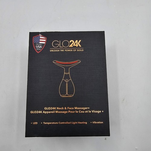 Glo24K Nacken- und Gesichtsmassagegerät LED mit Temperaturregelung Licht Heizung - Bild 2 von 5
