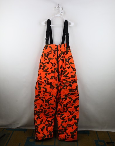 Vintage 90s Streetwear Mens Large Heavy Quilted Reversible Camouflage Overalls - Picture 3 of 24