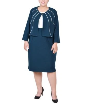 NY Collection NY Collection Plus Size Jacket 766965729942 S P RT $60.0