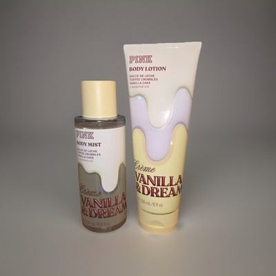 Victoria's Secret PINK CRÈME VANILLA & DREAMY Fragrance Mist + Body Lotion Duo