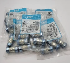 Halex #26261 EMT 1/2 In RainTight Compression coupling Lot of 25 Connectors