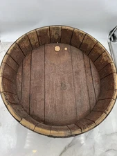 Vintage 1916 French Wine Barrel Tray Chateau Victor Gousseau Wood St Emilion