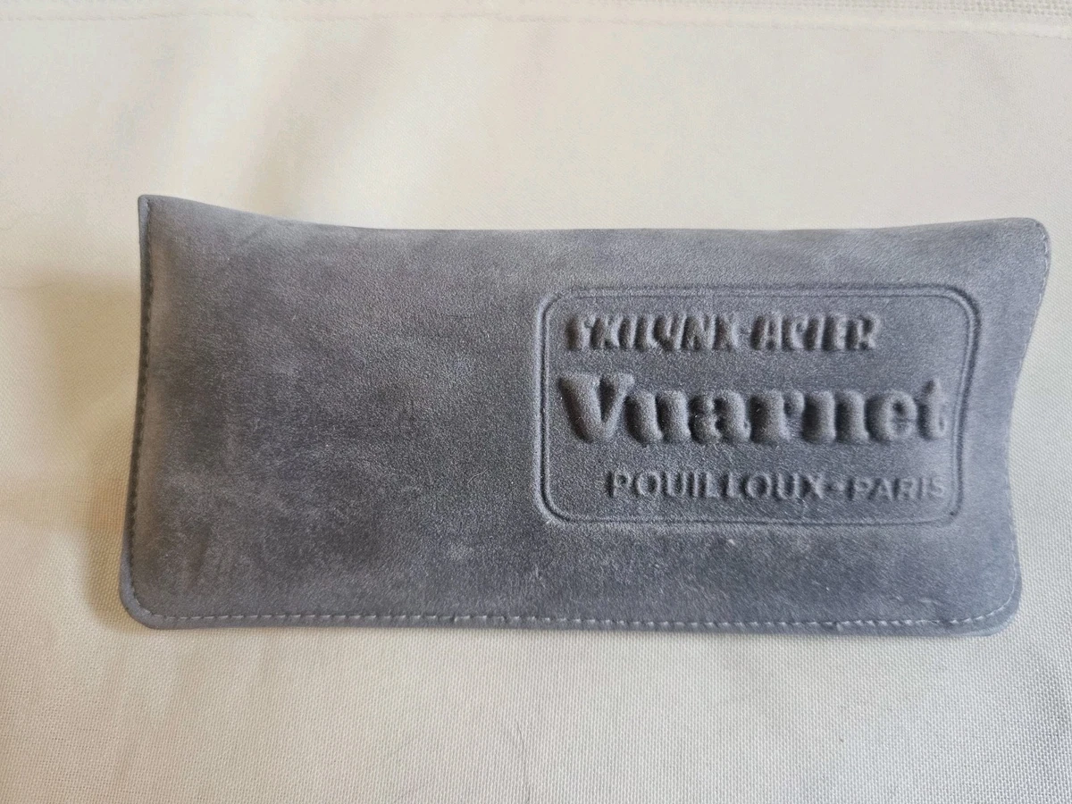 Rare VTG 70/80\'s Vuarnet Skilynx Acier Pouilloux Paris Sunglass Case Pouch/Grey Vintage Sunglasses  main image 2