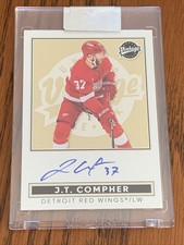 J. T. COMPHER  2024-25 CLEAR CUT hockey BA-JC AUTO