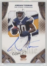 2011 Crown Royale Silhouette Signatures Blue /50 Jordan Todman Rookie Auto RC