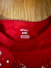 Girls Size 8 CARTER'S White Christmas Reindeer Graphic Print Elastic Waist Top — photo 6