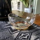 Stephen Smyers Morocco 24K Gold Art Glass Bowl Signed 1997