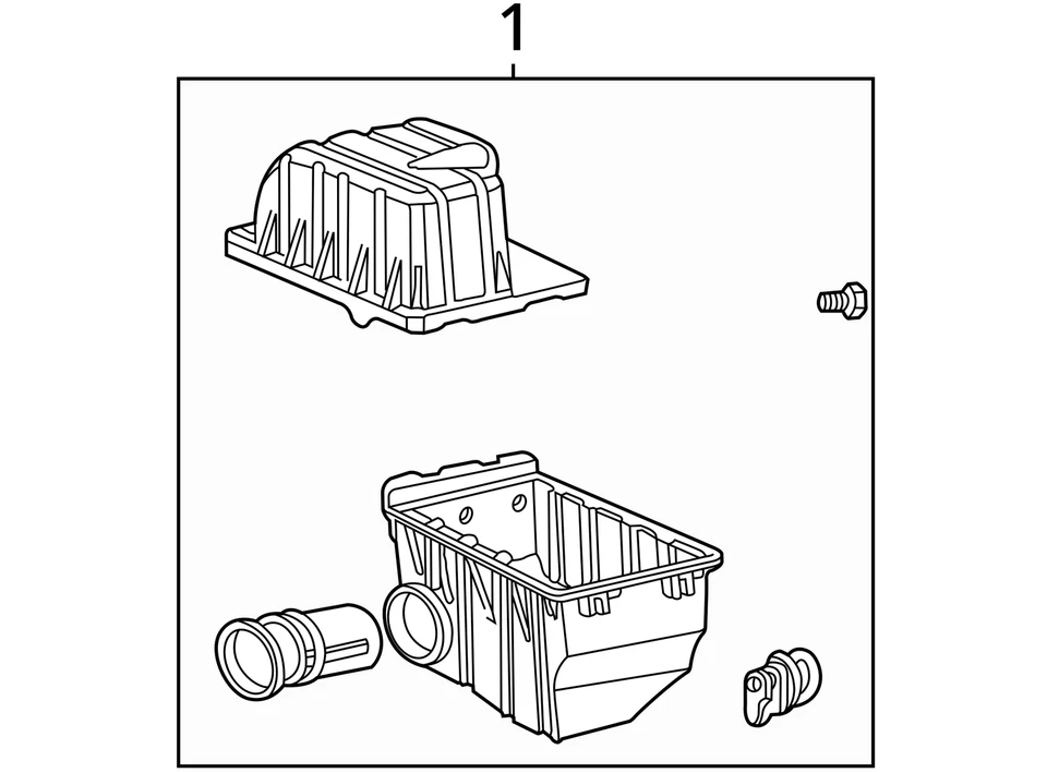 Трубка впускного шланга воздухоочистителя 2004-2005 Ford Explorer WEUQM - Изображение 3 из 3