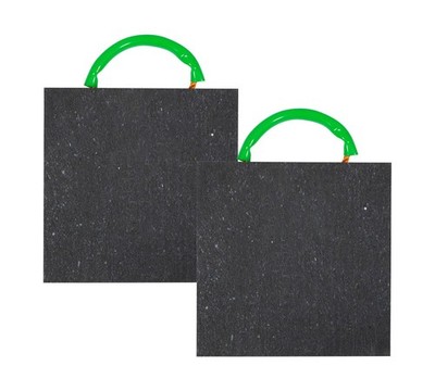 2Pk 15''x15''x1.5'' Outrigger Pad w/ Ergonomic Handle Pad for RV, Crane, Wrecker